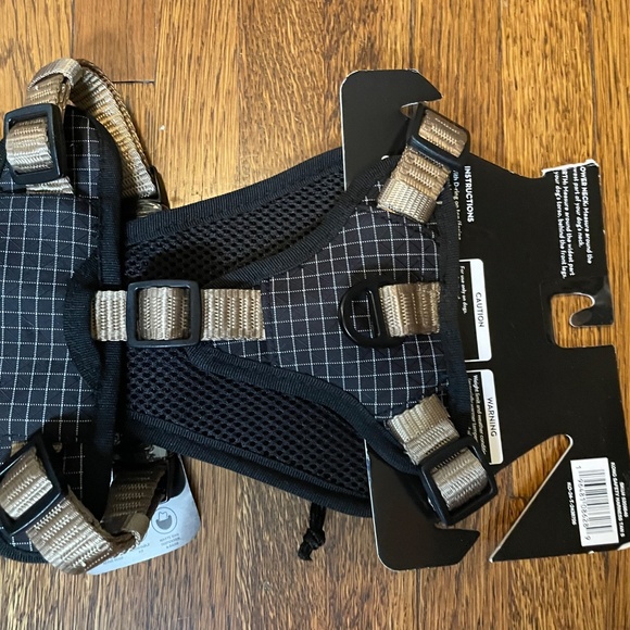 NWT KONG DOG SAFETY TAN ZIPPER POUCH HARNESS - Picture 7 of 11